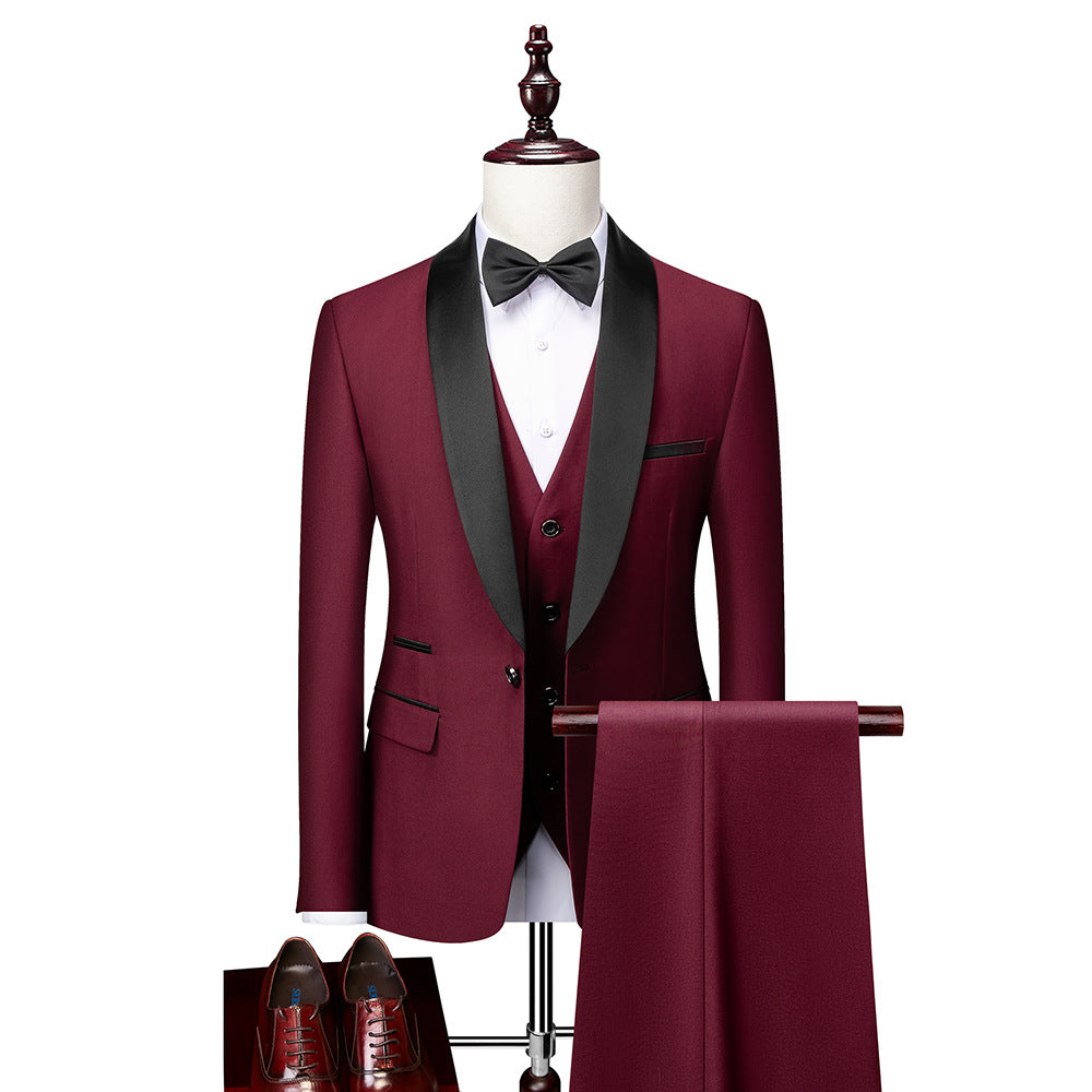 Davy | Men's 3-Piece Shawl Lapel Suit