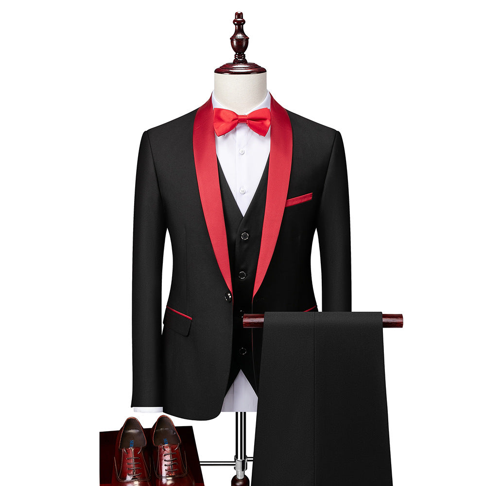 Davy | Men's 3-Piece Shawl Lapel Suit
