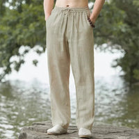 Davy | Men's Beach Pants Relaxed Fit Drawstring Trousers