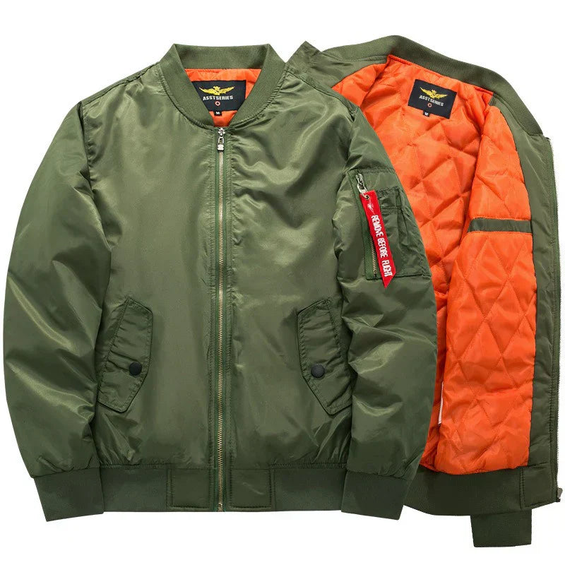 Davy | Men's Bomber Jacket Quilted Lined