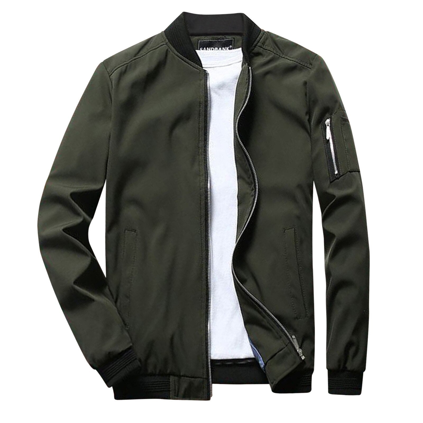 Davy | Men's Bomber Jacket with Zipper Pocket