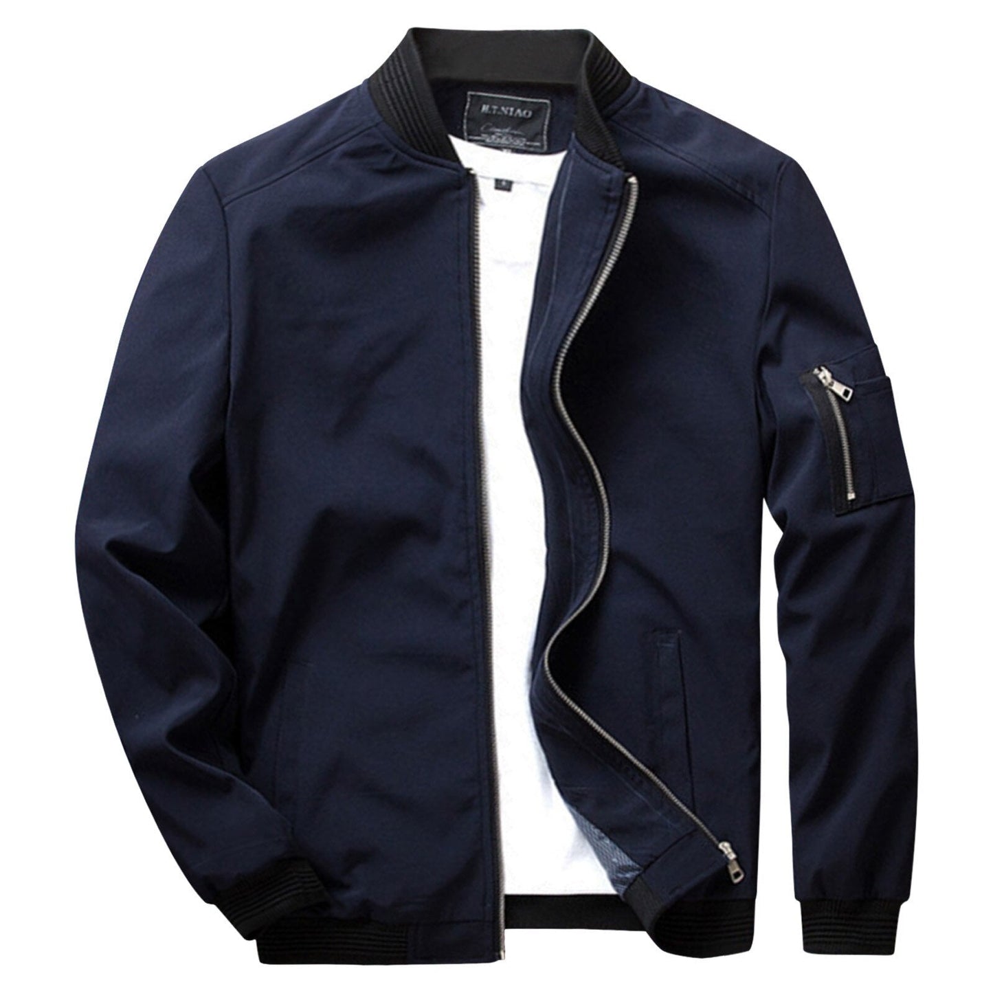Davy | Men's Bomber Jacket with Zipper Pocket