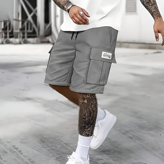 Davy | Men's Cargo Shorts with Elastic Waist