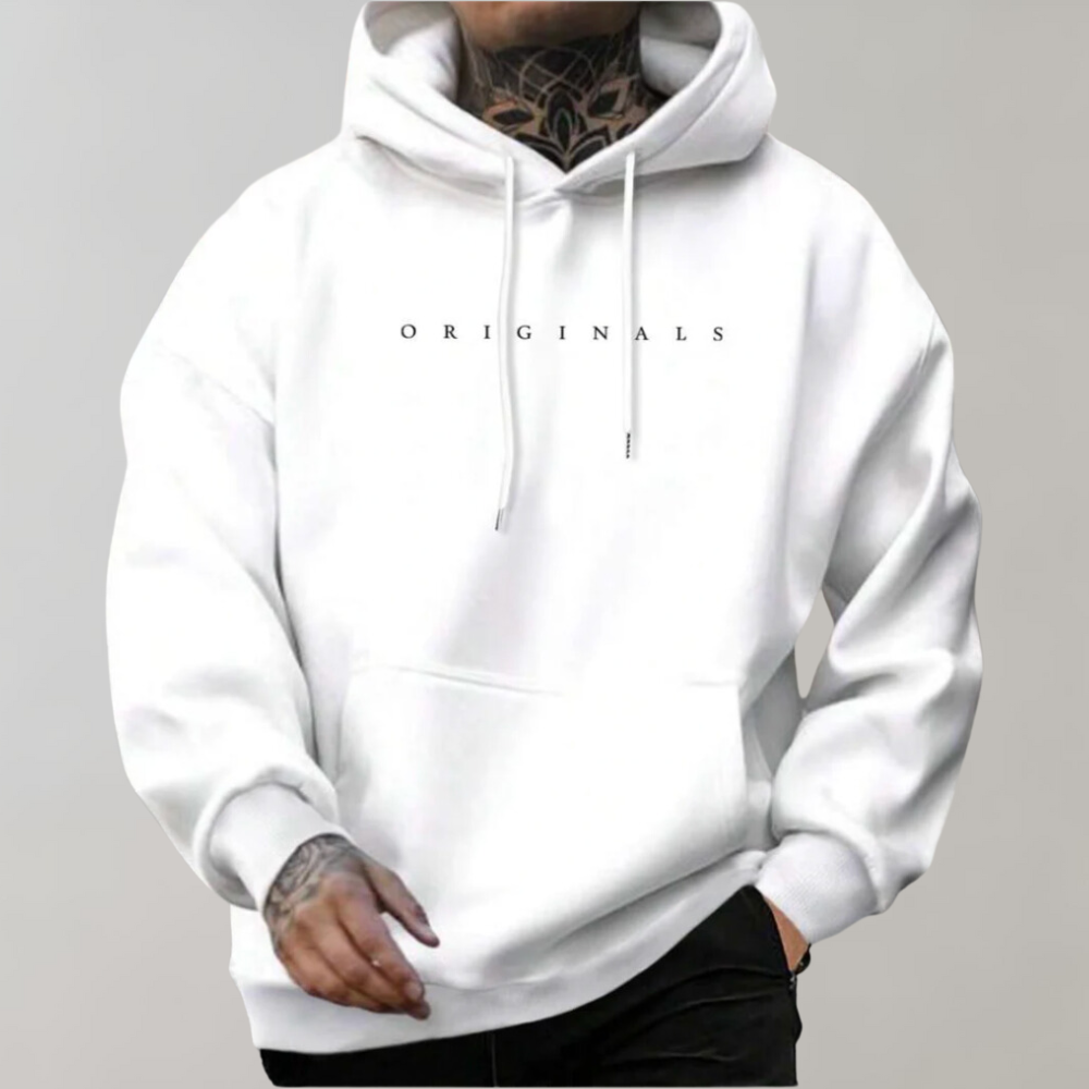 Davy | Men's Casual Hoodie with Drawstring