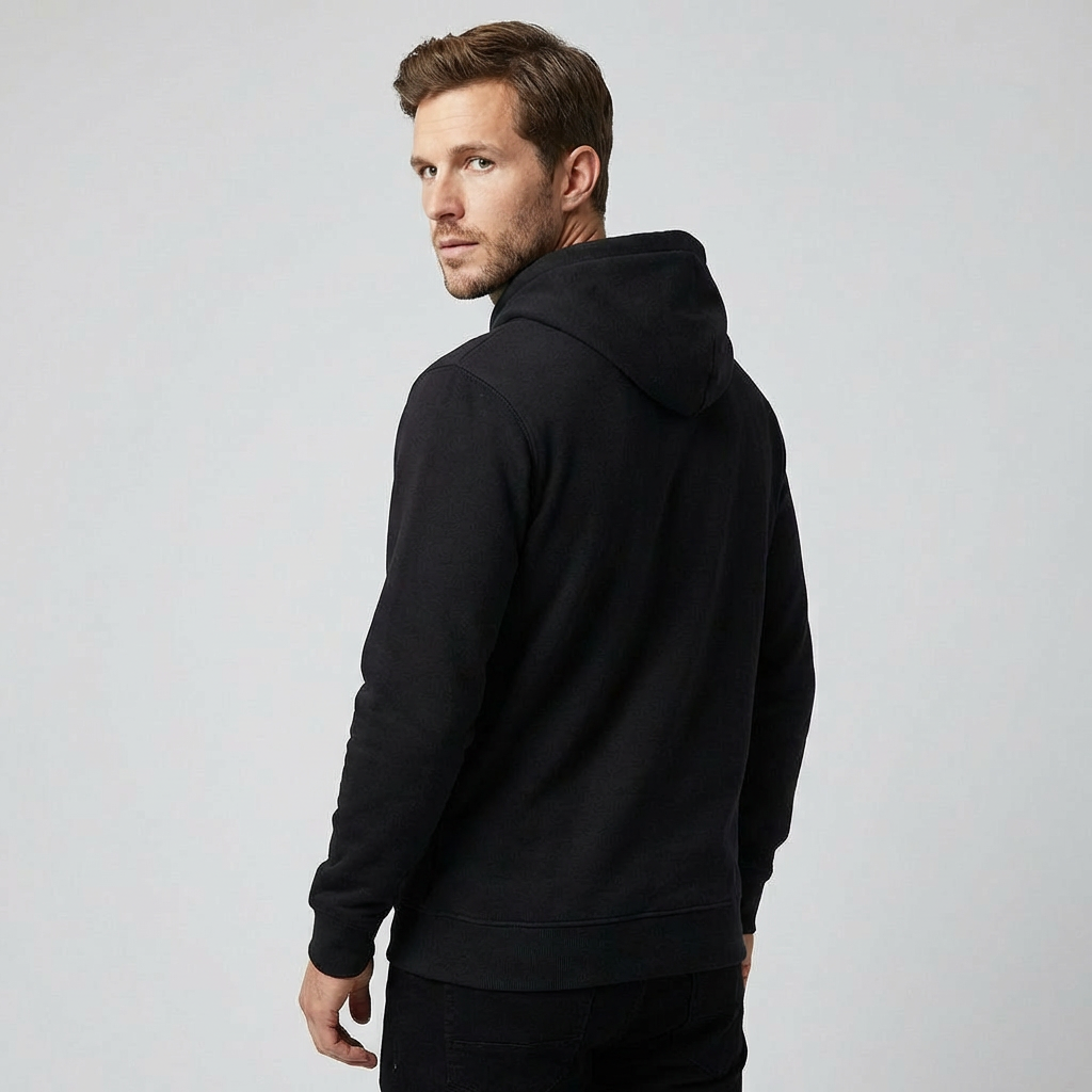Davy | Men's Classic Fleece Hoodie with Kangaroo Pocket
