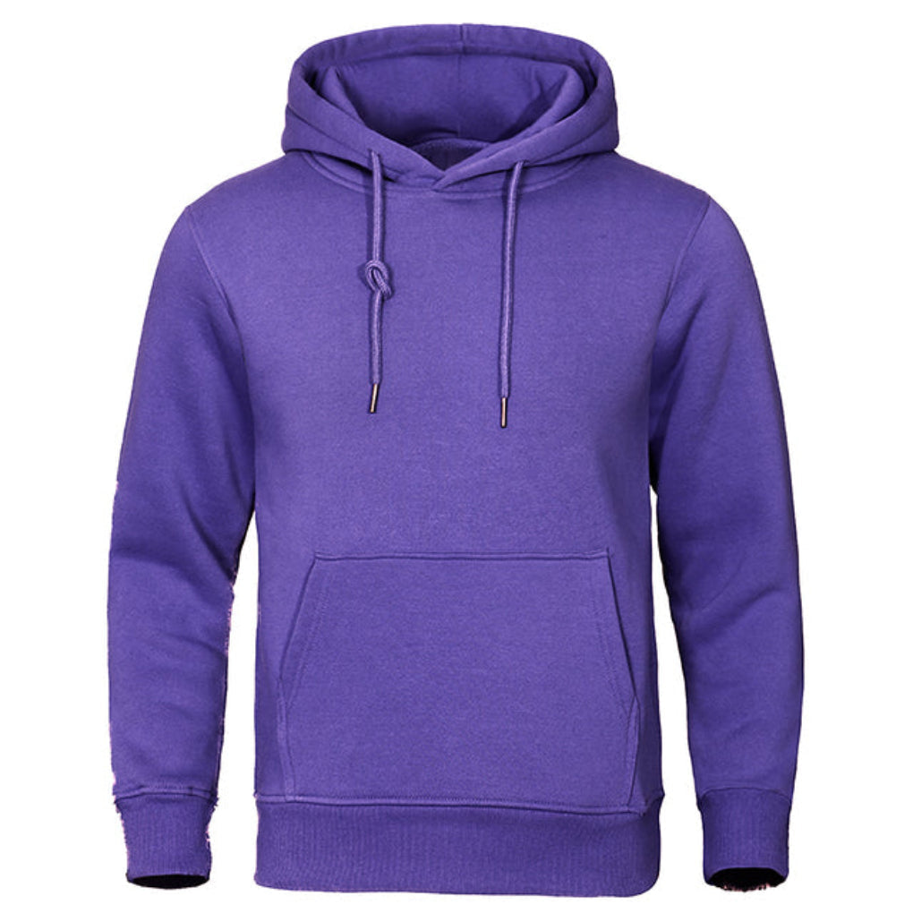 Davy | Men's Classic Fleece Hoodie with Kangaroo Pocket