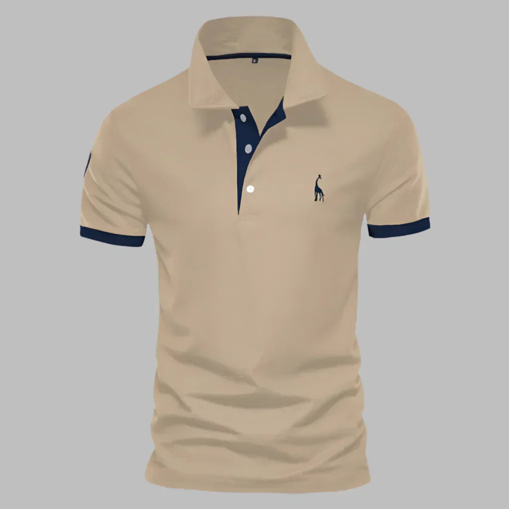 Davy | Men's Contrast Trim Polo Shirt