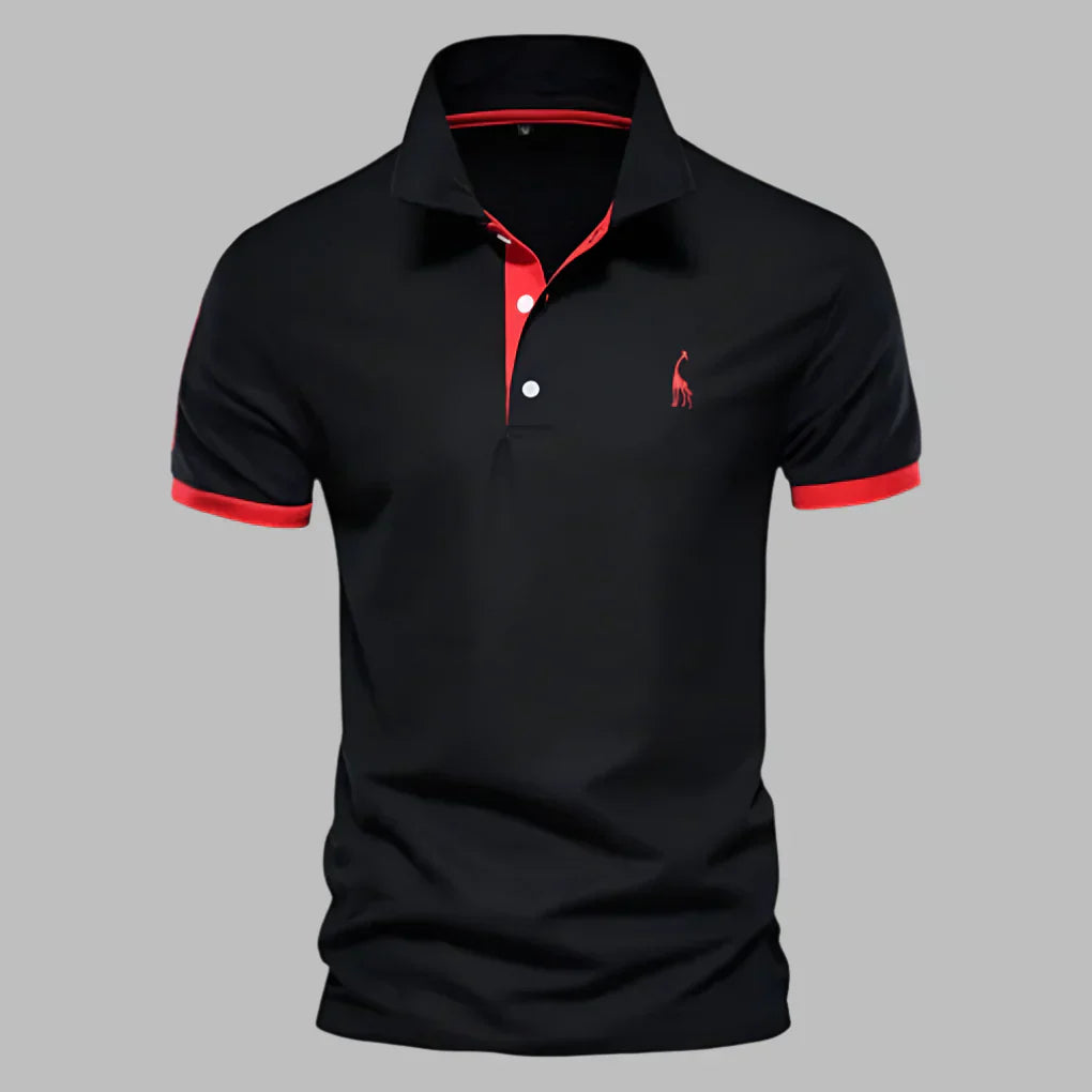 Davy | Men's Contrast Trim Polo Shirt