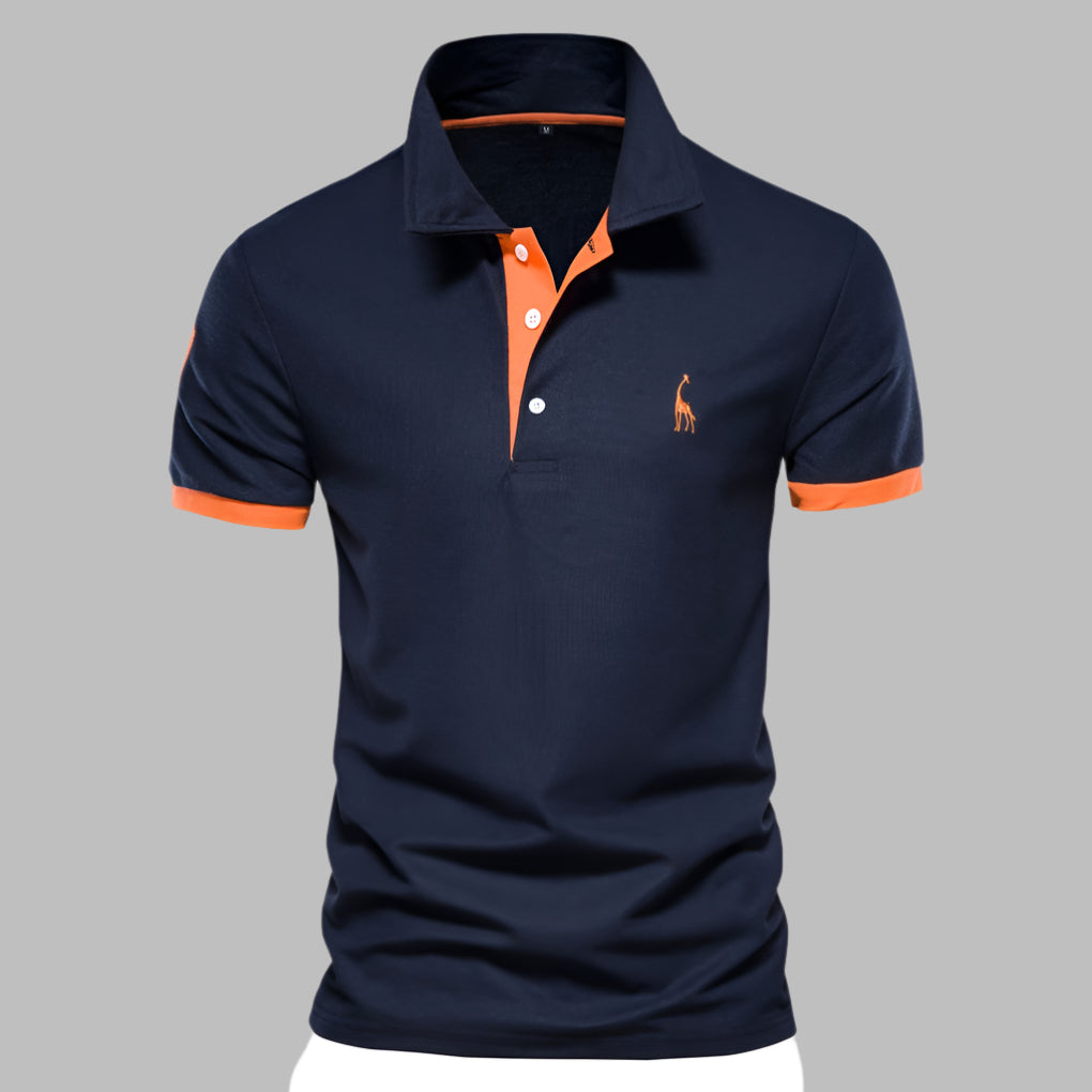 Davy | Men's Contrast Trim Polo Shirt