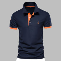 Davy | Polo Homme Respirant avec Finitions