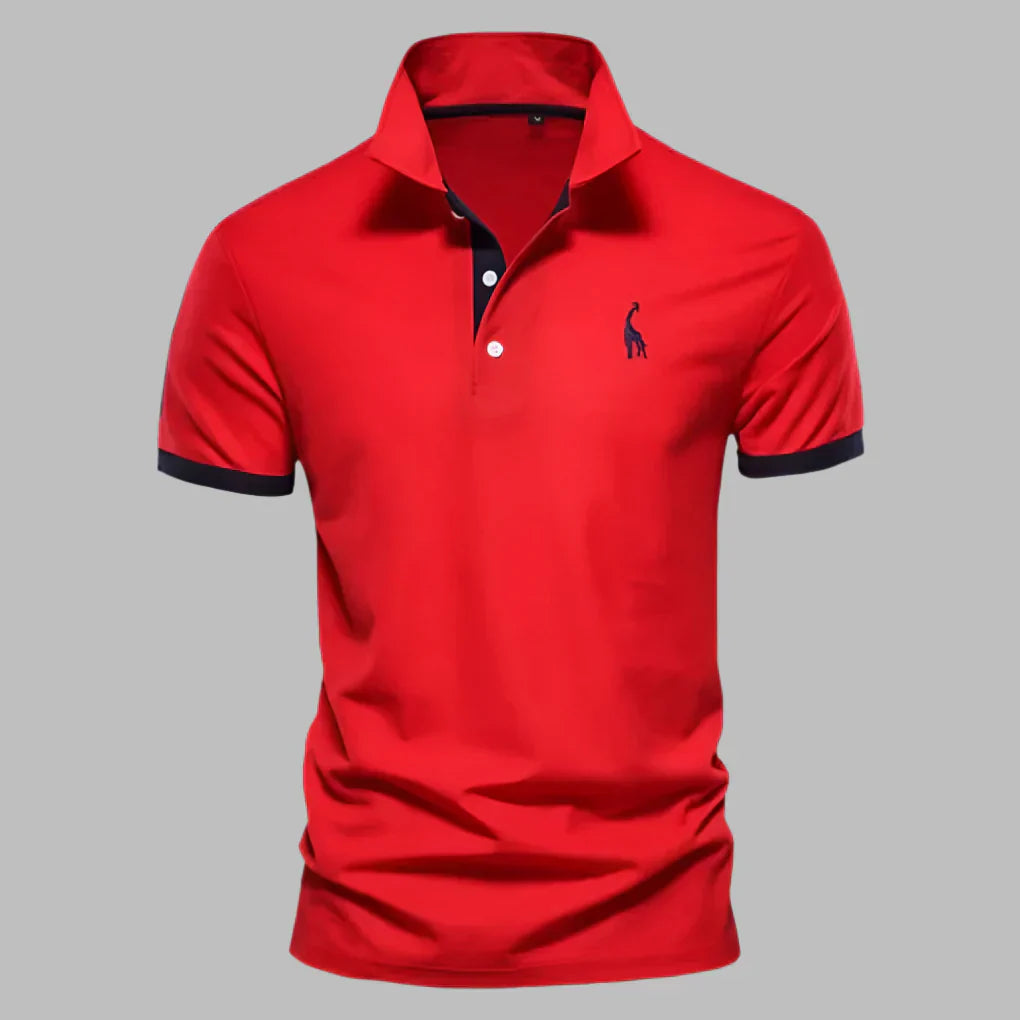 Davy | Men's Contrast Trim Polo Shirt