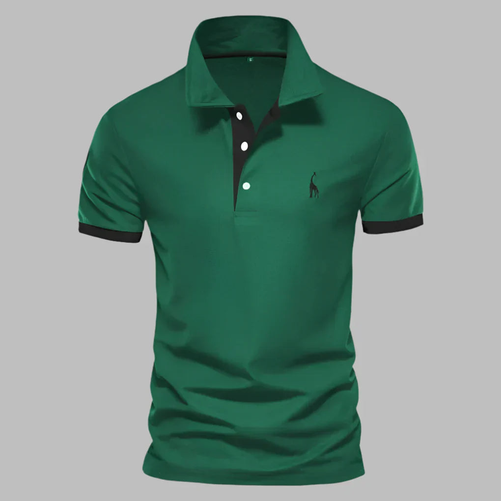 Davy | Men's Contrast Trim Polo Shirt