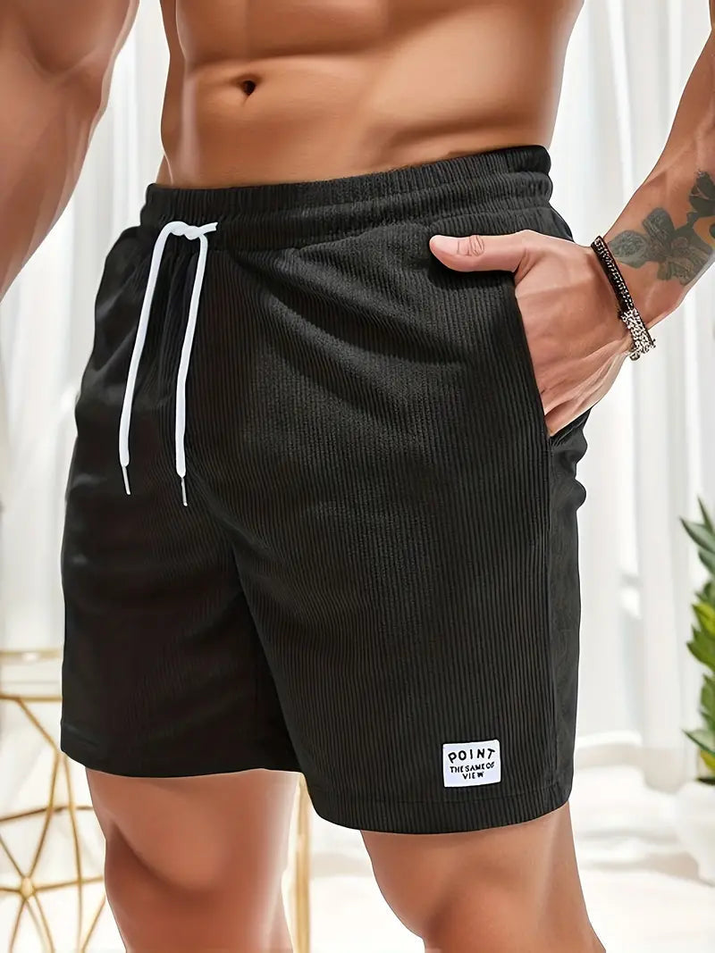 Davy | Men's Corduroy Drawstring Swim Shorts