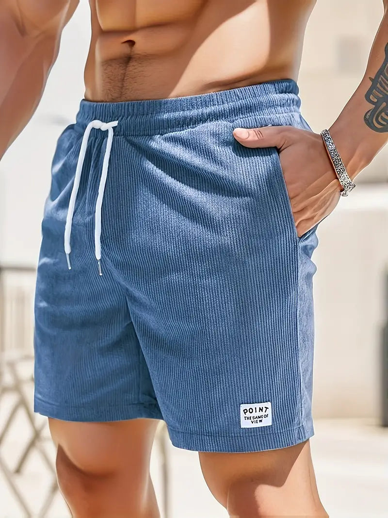 Davy | Men's Corduroy Drawstring Swim Shorts