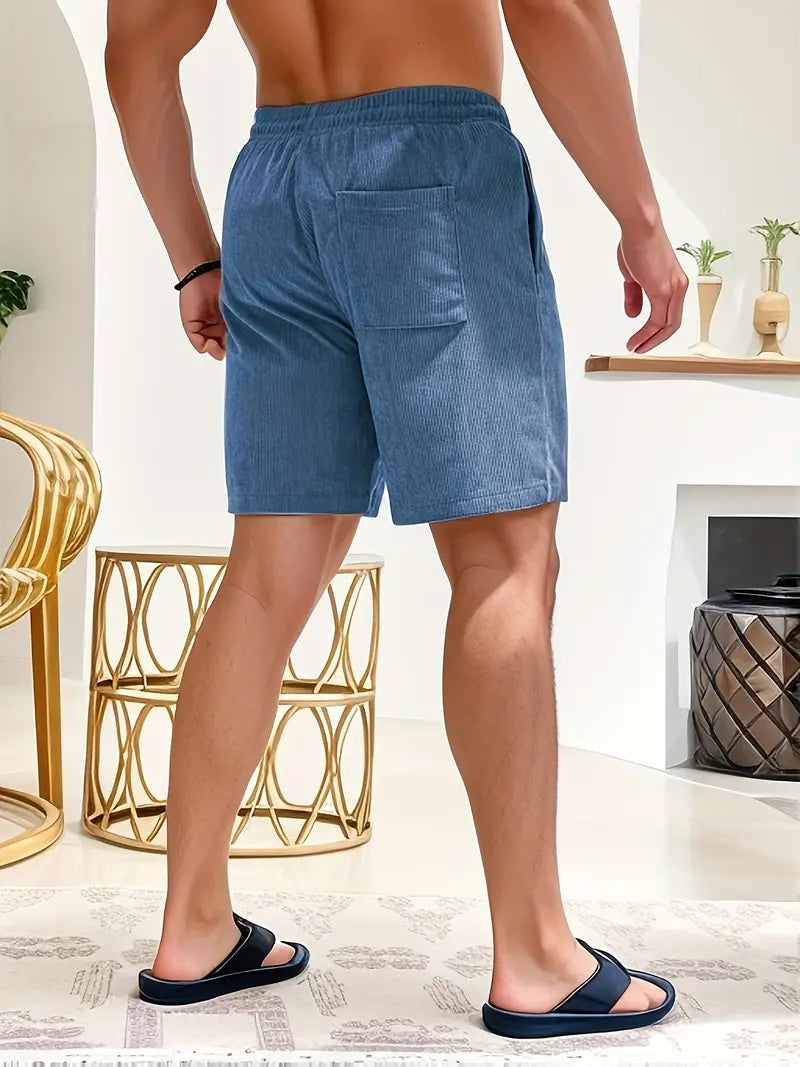 Davy | Men's Corduroy Shorts with Drawstring Waist