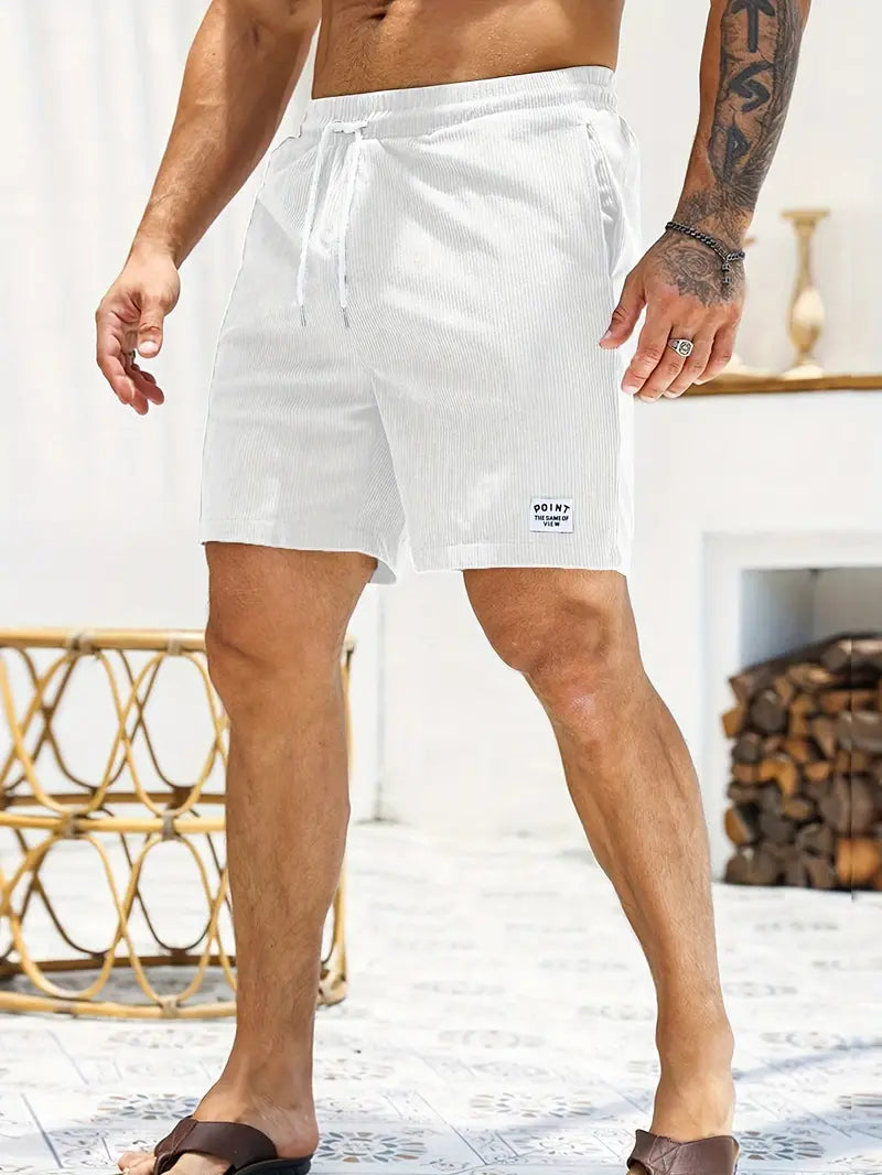 Davy | Men's Corduroy Shorts with Drawstring Waist