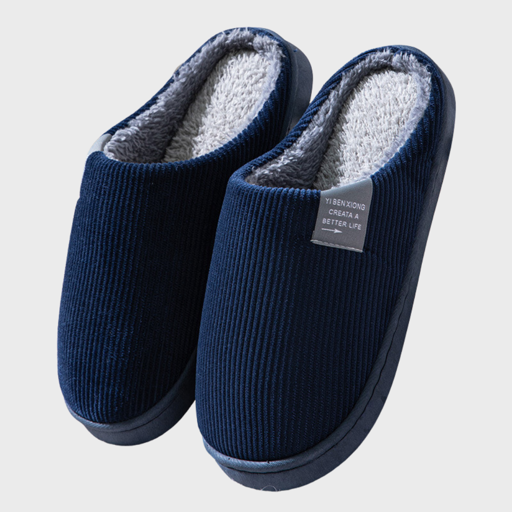 Davy | Men's Cozy Corduroy Slippers