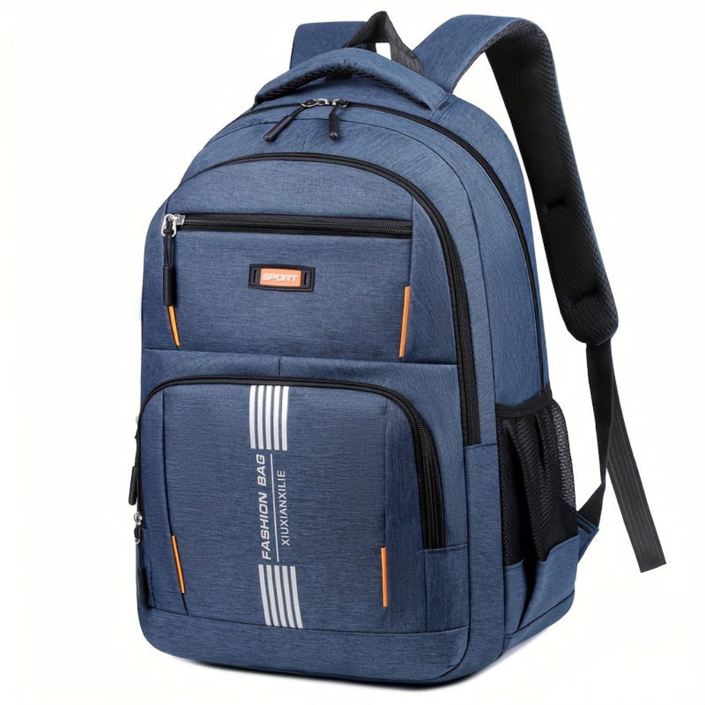 Davy | Men's Fashion Backpack with Vertical Stripe Detail