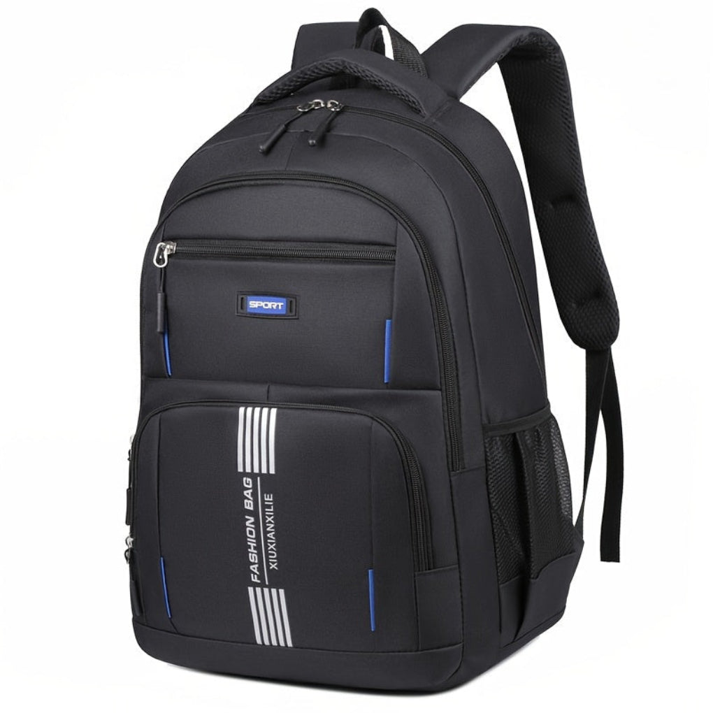 Davy | Men's Fashion Backpack with Vertical Stripe Detail
