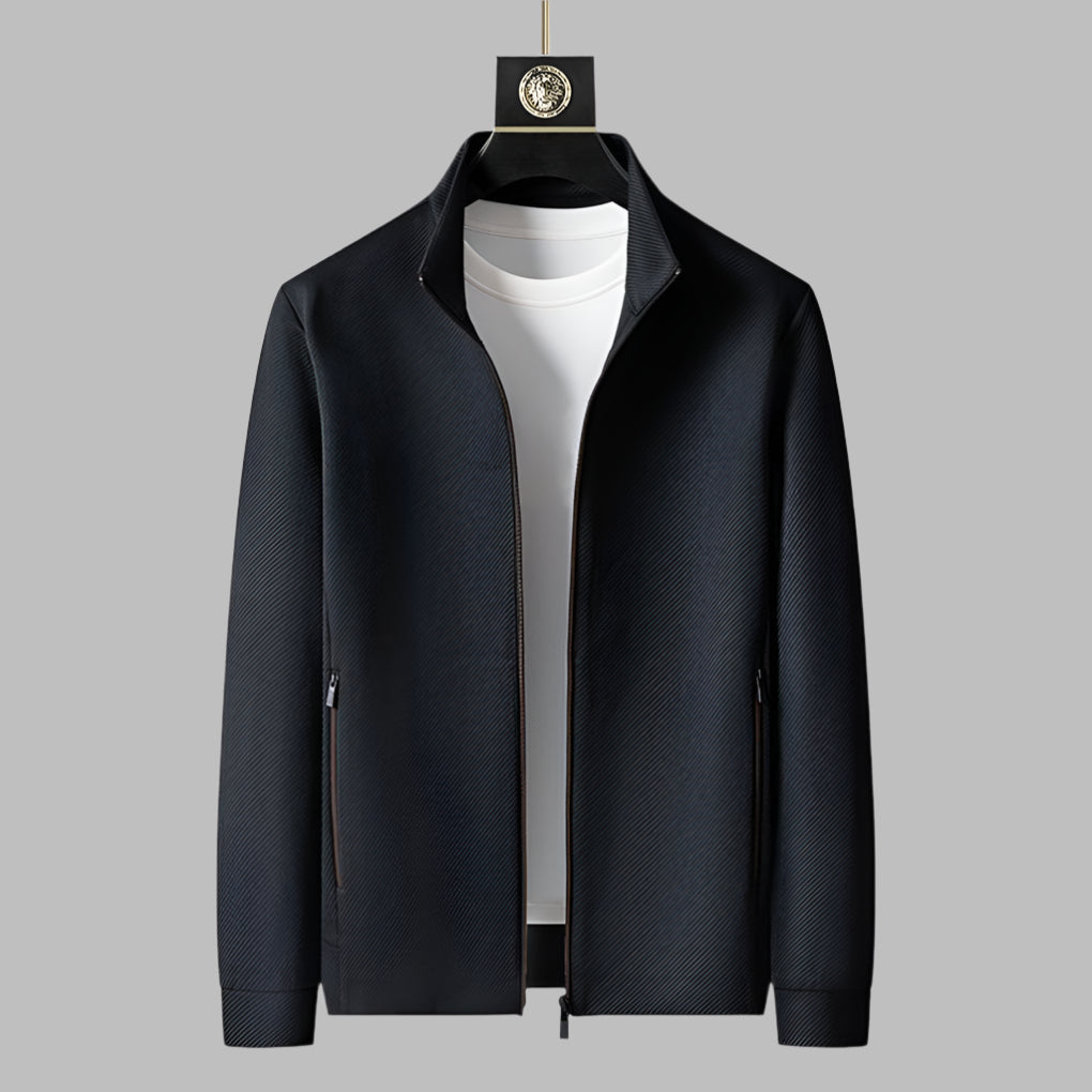 Davy | Men's Full Zip Tracksuit Set with Textured Jacket