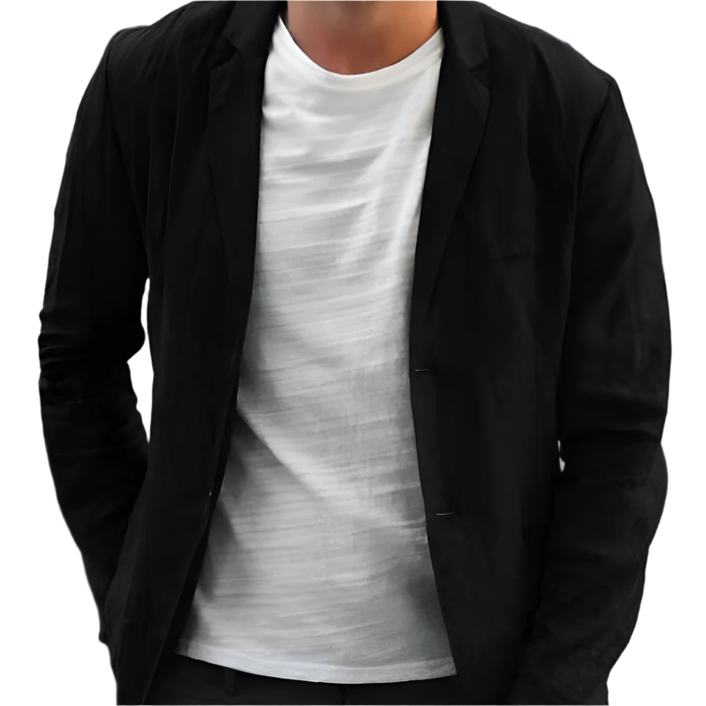 Davy | Men's Lightweight Linen Blazer Single-Breasted