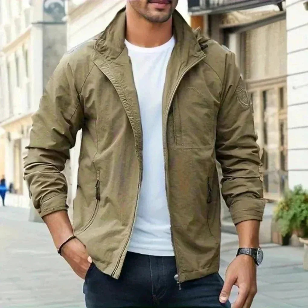 Davy | Men's Lightweight Windbreaker Jacket with Zip