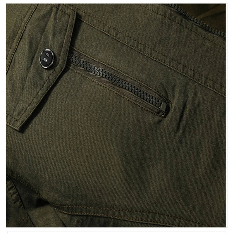 Davy | Men's Military Jacket with Patches