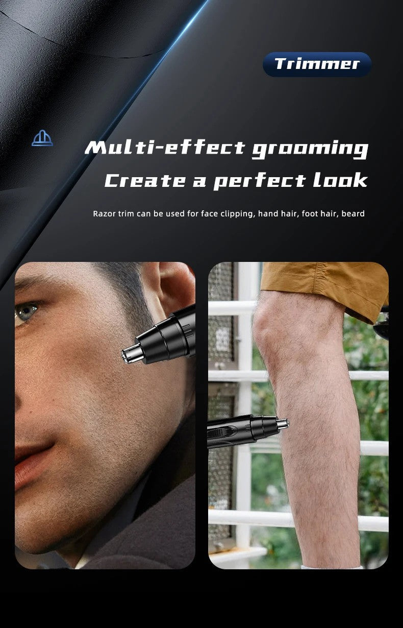 Davy | Men's Nose and Ear Hair Trimmer with Rotating Blade