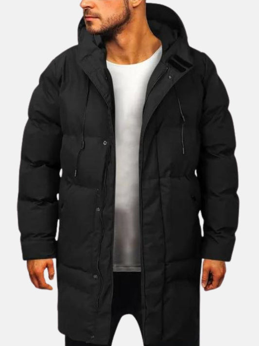 Davy | Men's Padded Parka Coat with Hood