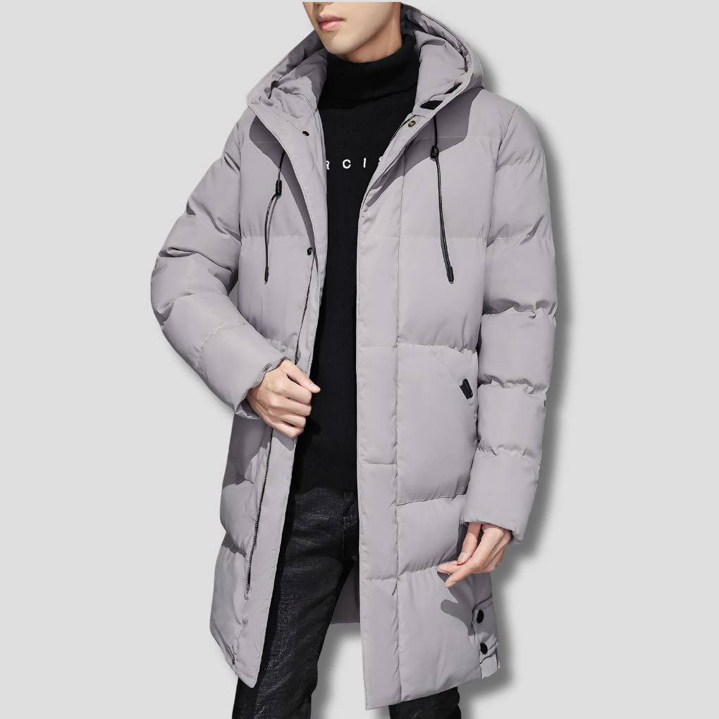 Davy | Men's Padded Parka Coat with Hood