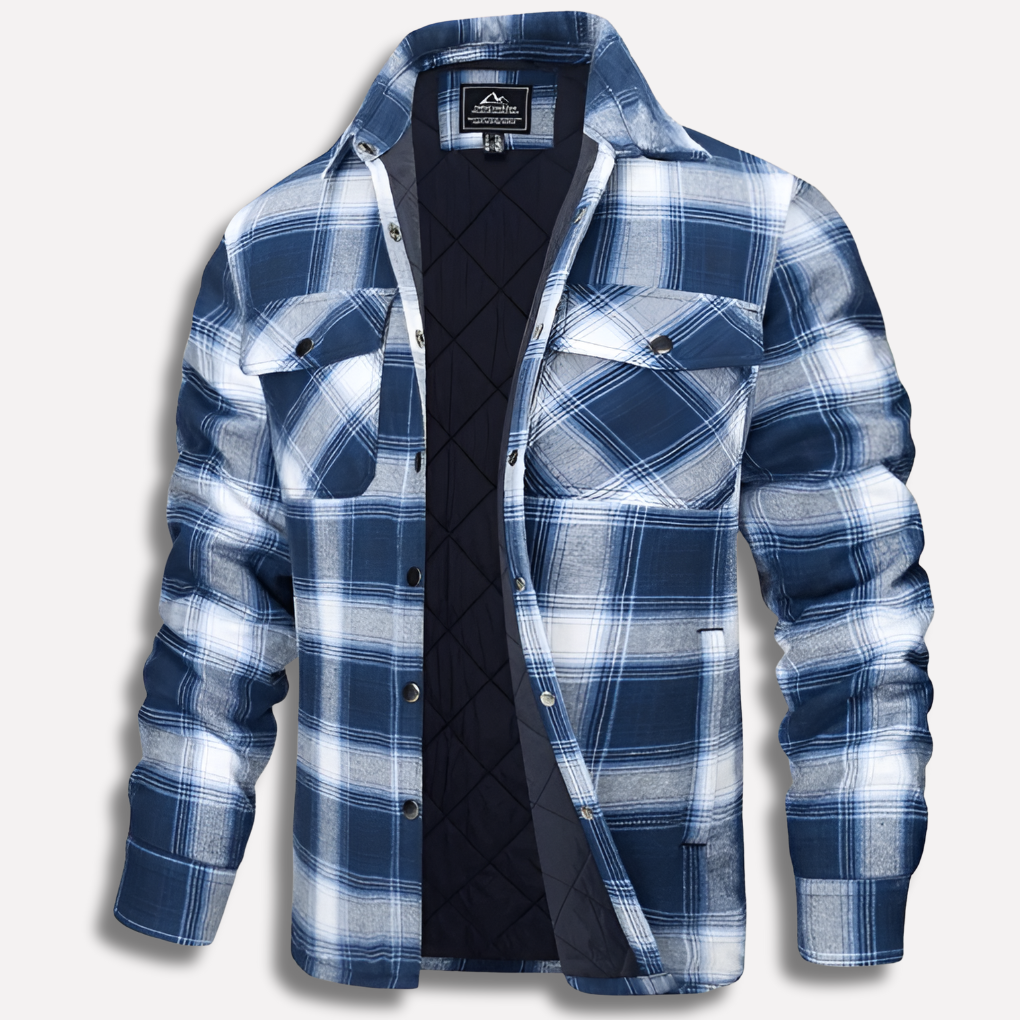 Davy | Men's Plaid Lined Flannel Work Shirt