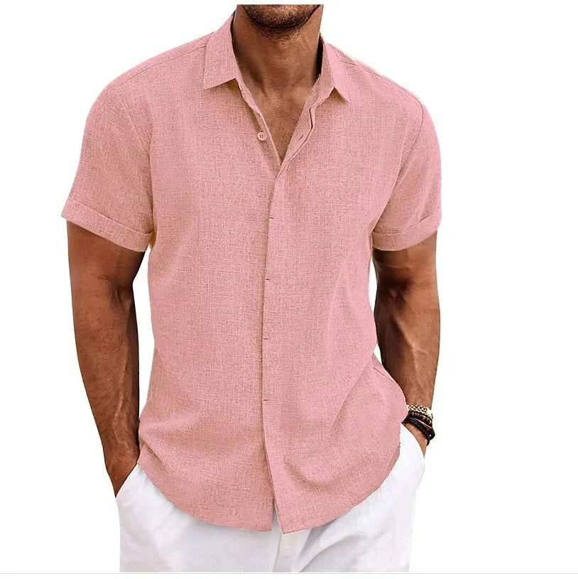 Davy | Men's Short Sleeve Button-Up Shirt
