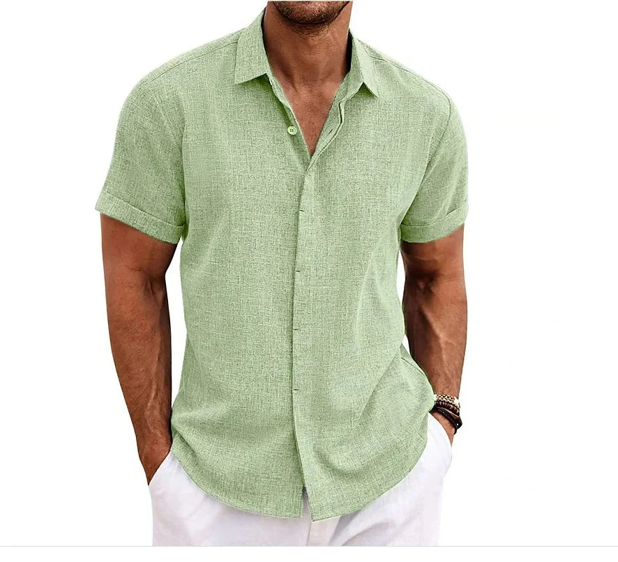 Davy | Men's Short Sleeve Button-Up Shirt