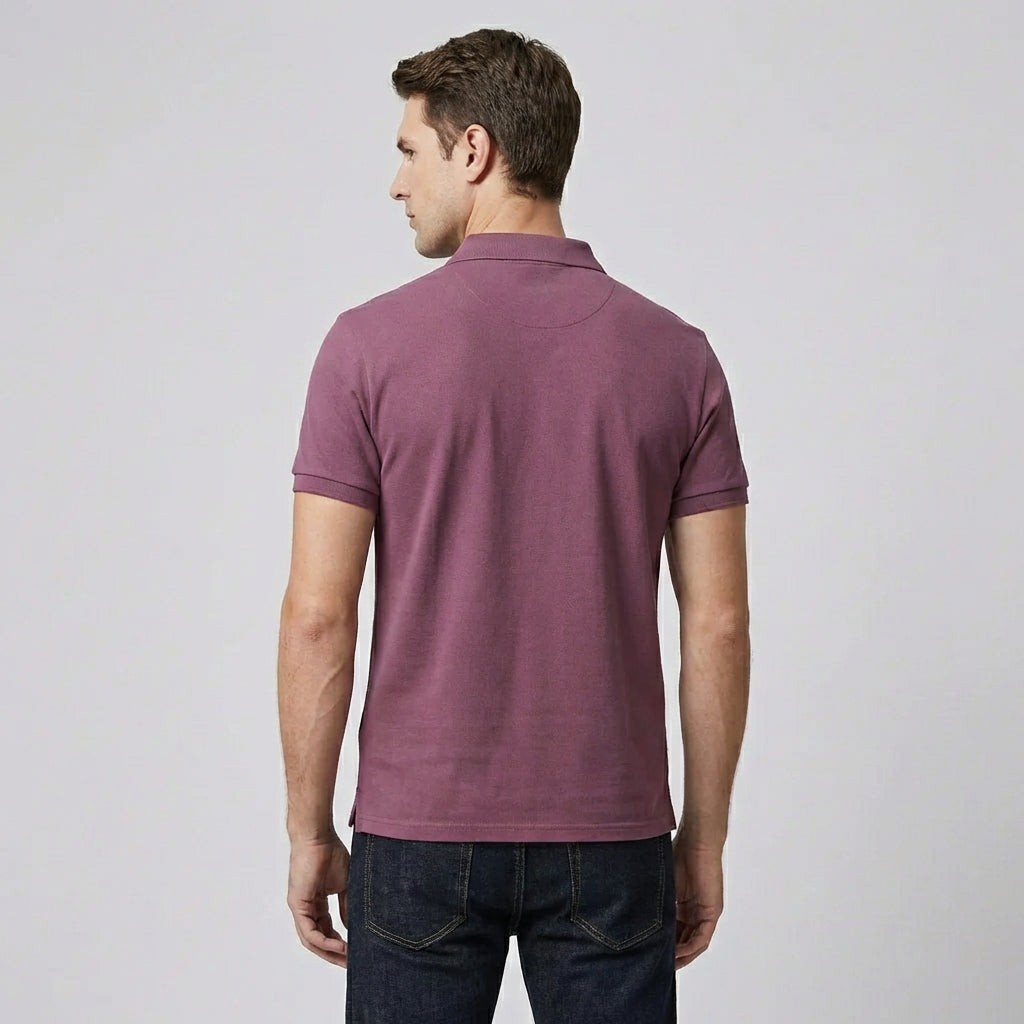 Davy | Men's Short Sleeve Embroidered Polo Shirt