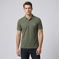 Davy | Polo bordado de manga corta para hombre