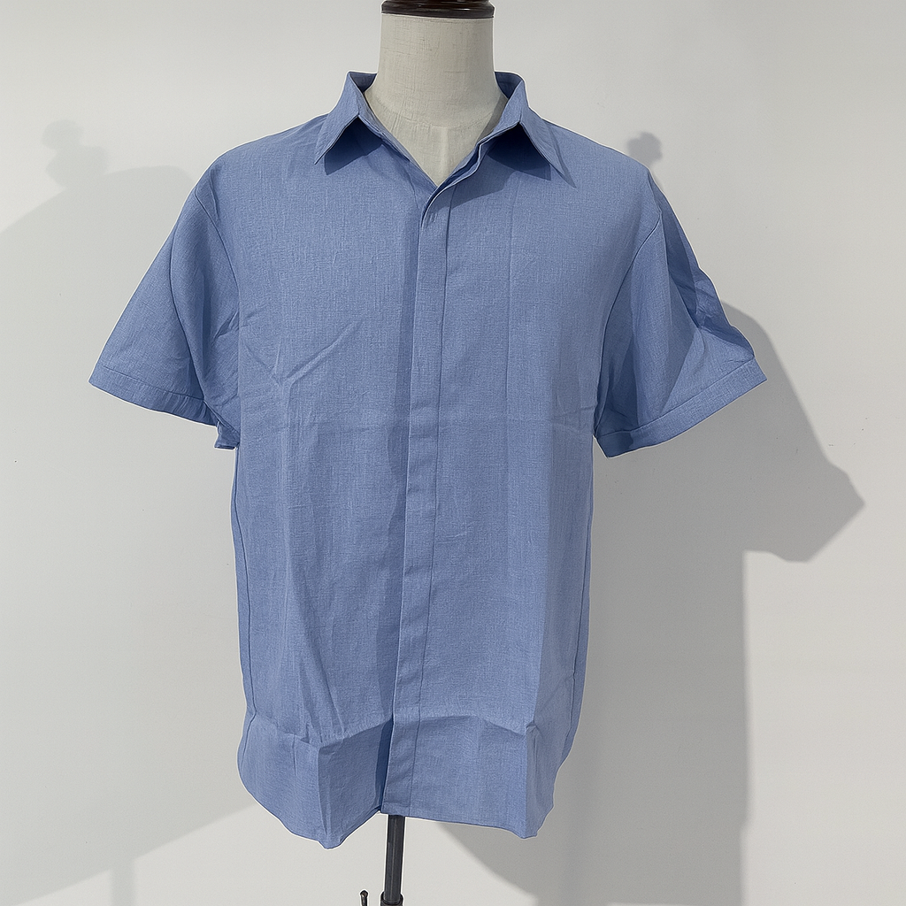 Davy | Men's Short Sleeve Linen Shirt