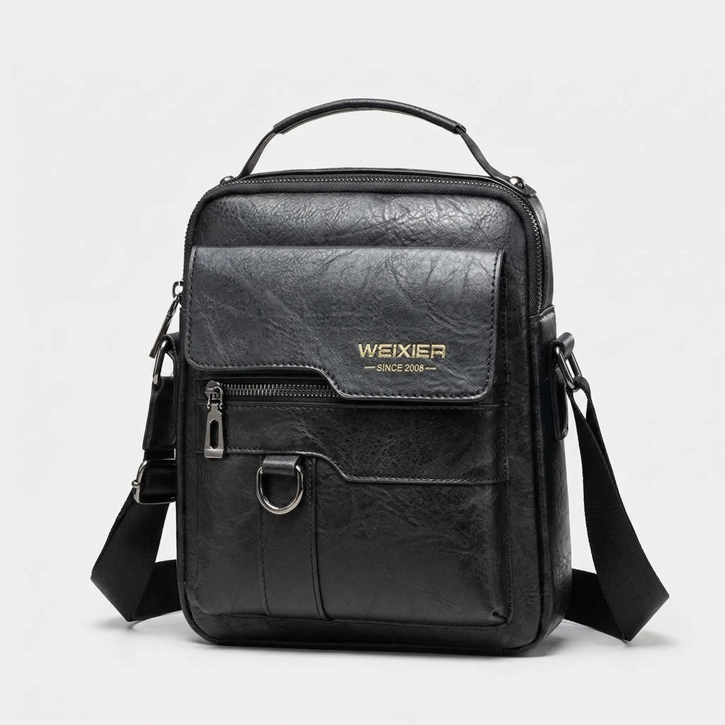 Davy | Men's Shoulder Bag with Flap Pocket