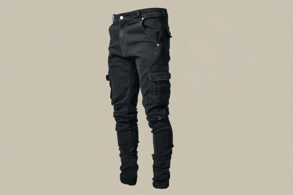 Davy | Men's Slim Fit Cargo Jeans