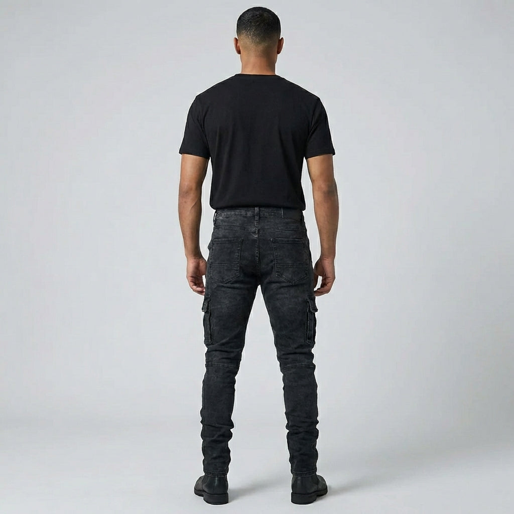 Davy | Men's Slim Fit Cargo Jeans