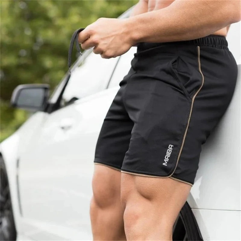 Davy | Men's Slim Fit Swim Shorts with Elastic Waistband