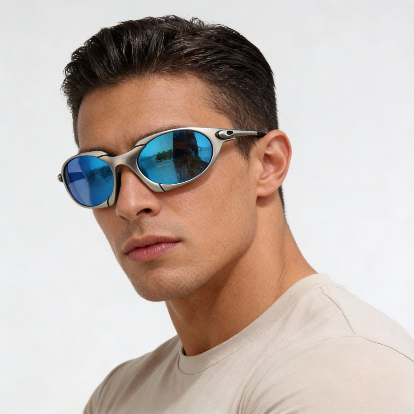 Davy | Men’s Sport Polarised Sunglasses – UV Protection with Lightweight Metal Frame