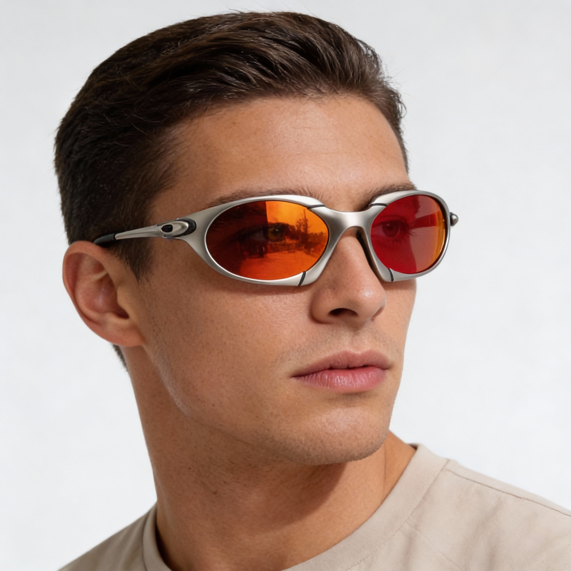 Davy | Men’s Sport Polarised Sunglasses – UV Protection with Lightweight Metal Frame