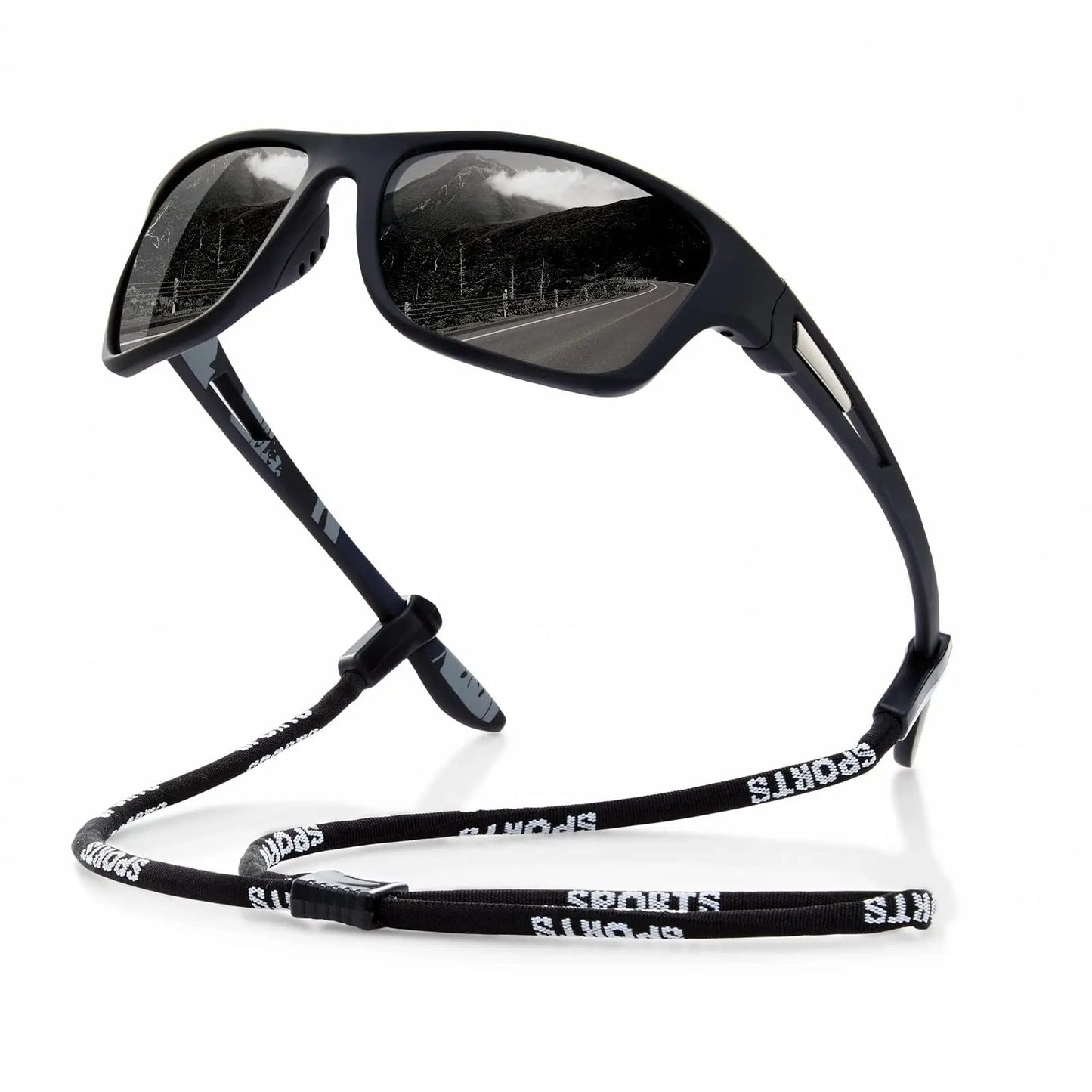 Davy | Men's Sports Polarized Sunglasses - Wrap Around