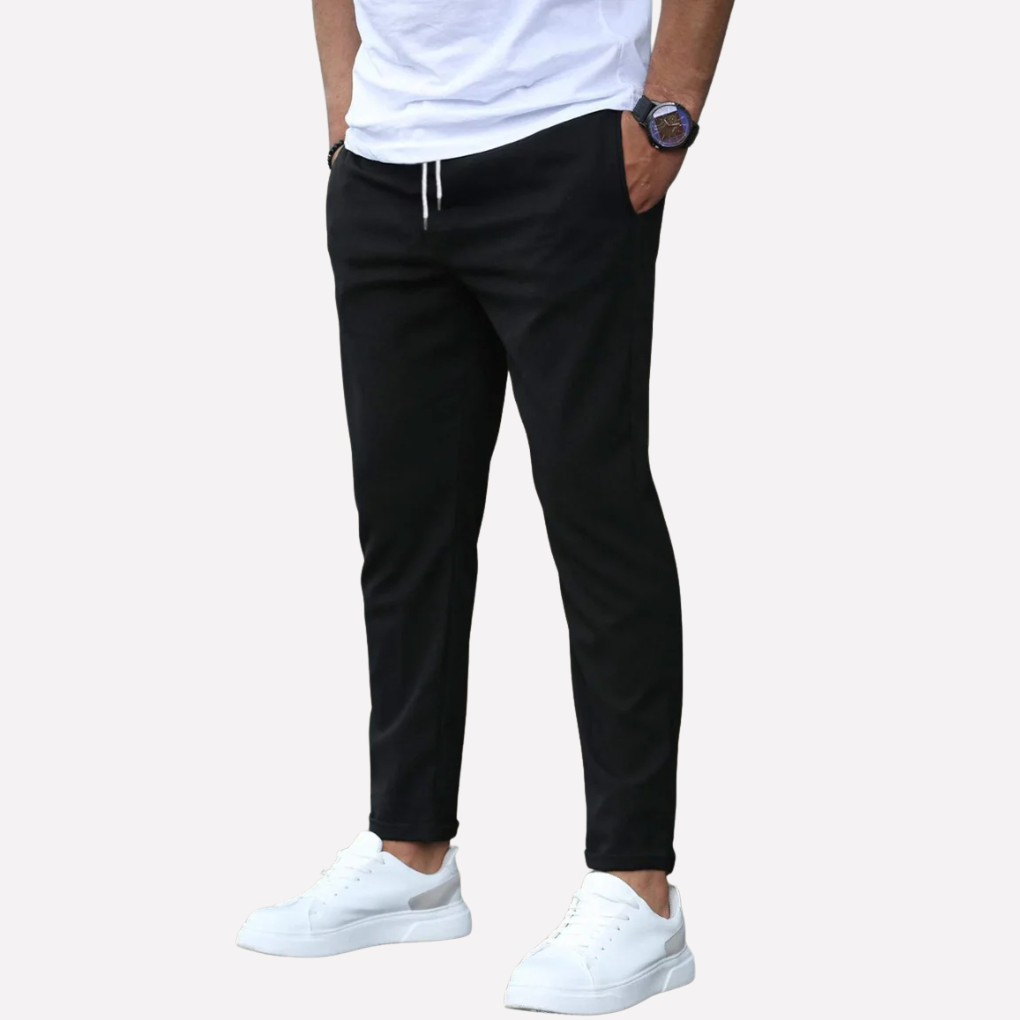 Davy | Men's Stretch Chino Pants with Drawstring