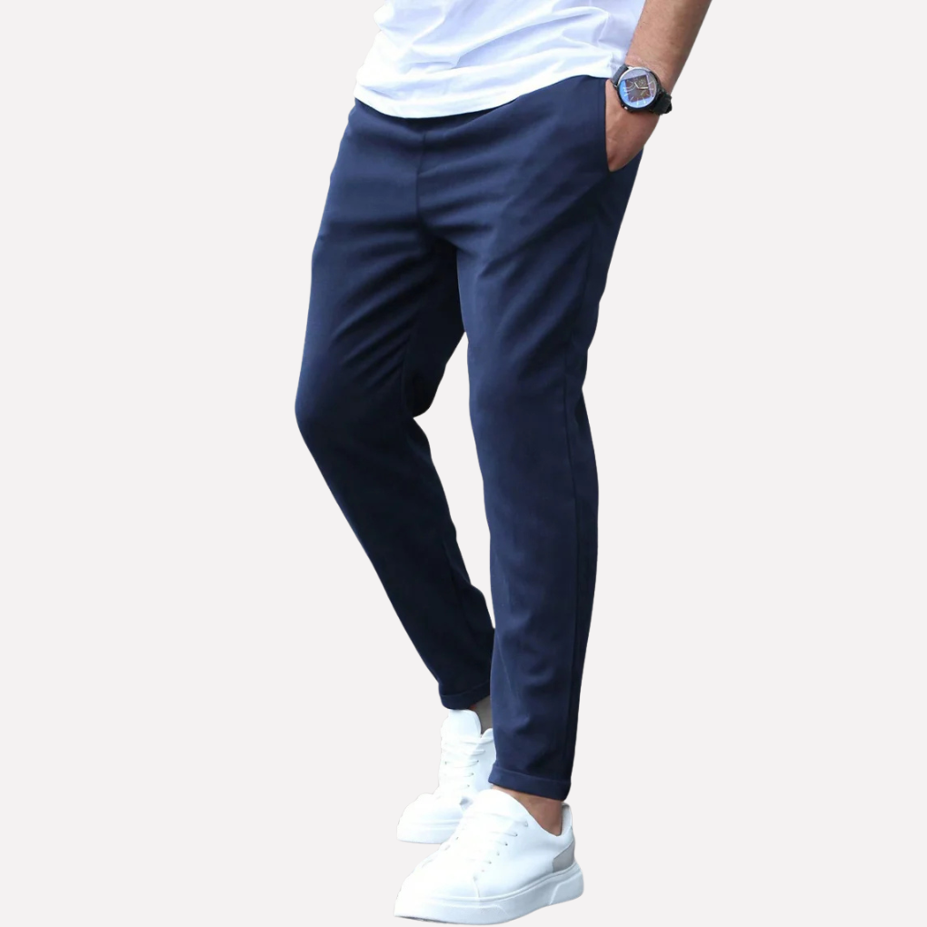 Davy | Men's Stretch Chino Pants with Drawstring