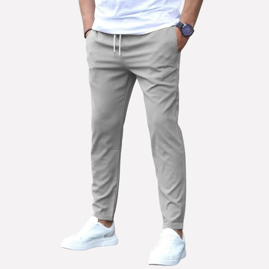 Davy | Men's Stretch Chino Pants with Drawstring