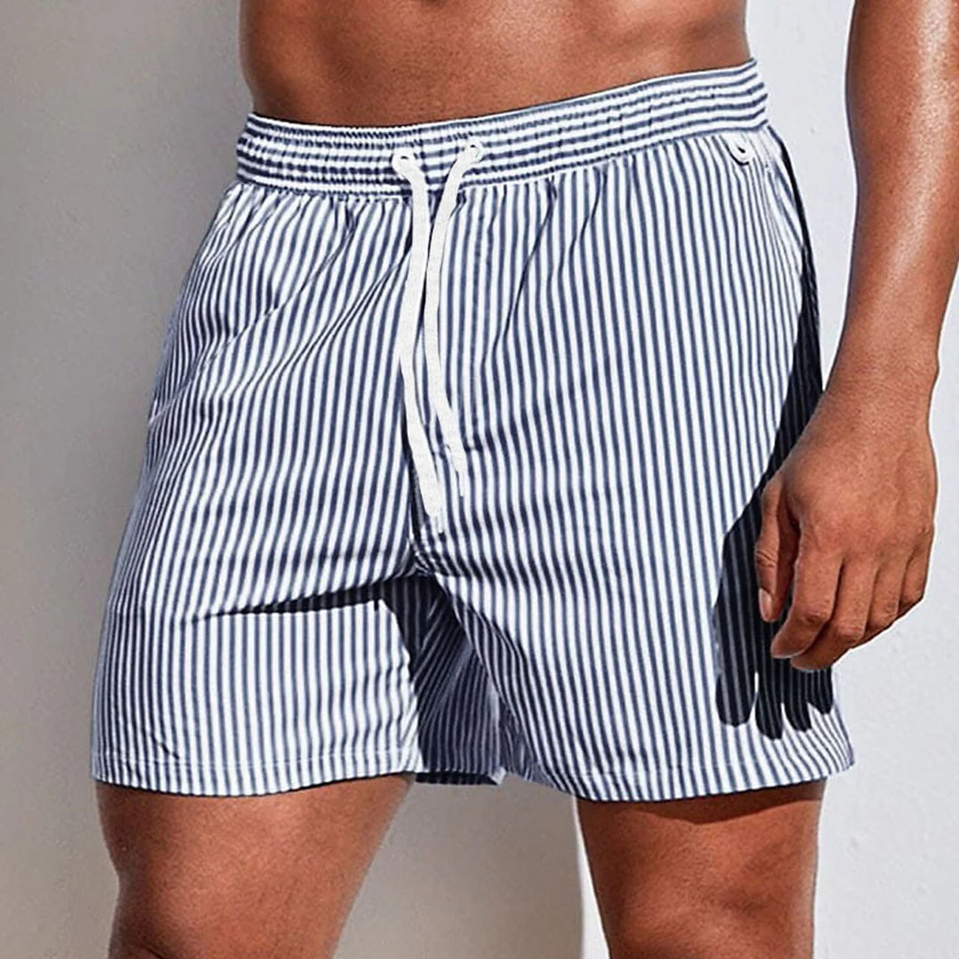 Davy | Men's Striped Swim Shorts
