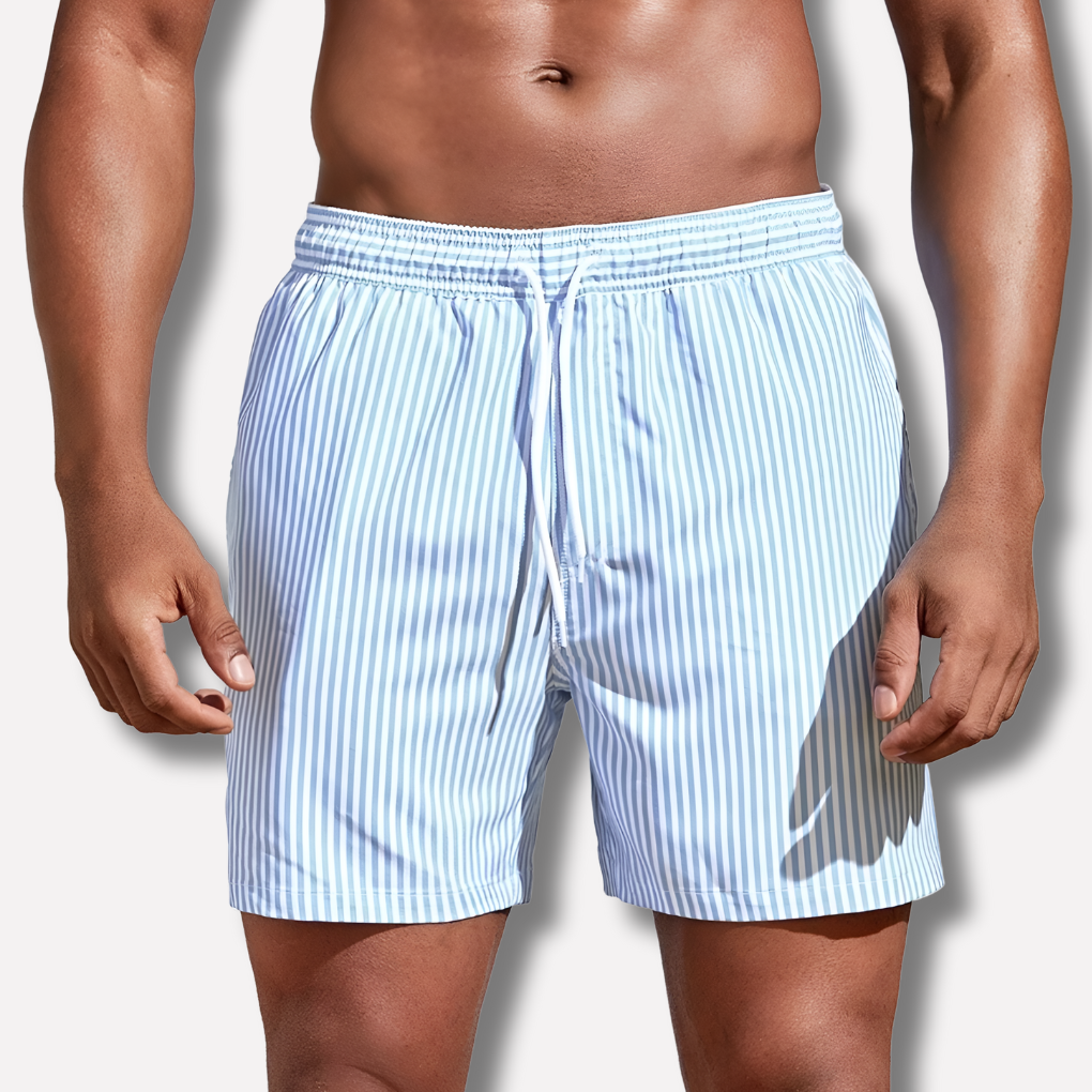 Davy | Men's Striped Swim Shorts