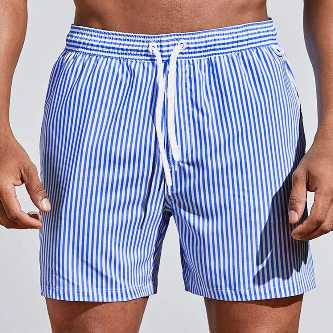 Davy | Men's Striped Swim Shorts