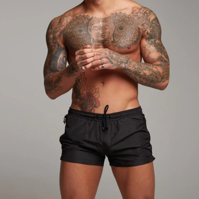 Davy | Men's Swim Shorts with Zipper Pockets